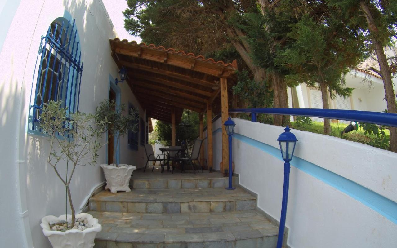 Blue & White Maisonette Over The Sea Near Sounio Σούνιο Εξωτερικό φωτογραφία